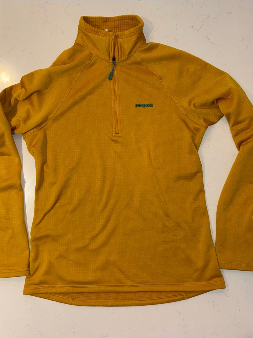 Patagonia women Half-Zip Lightweight Fleece - Mustard Yellow